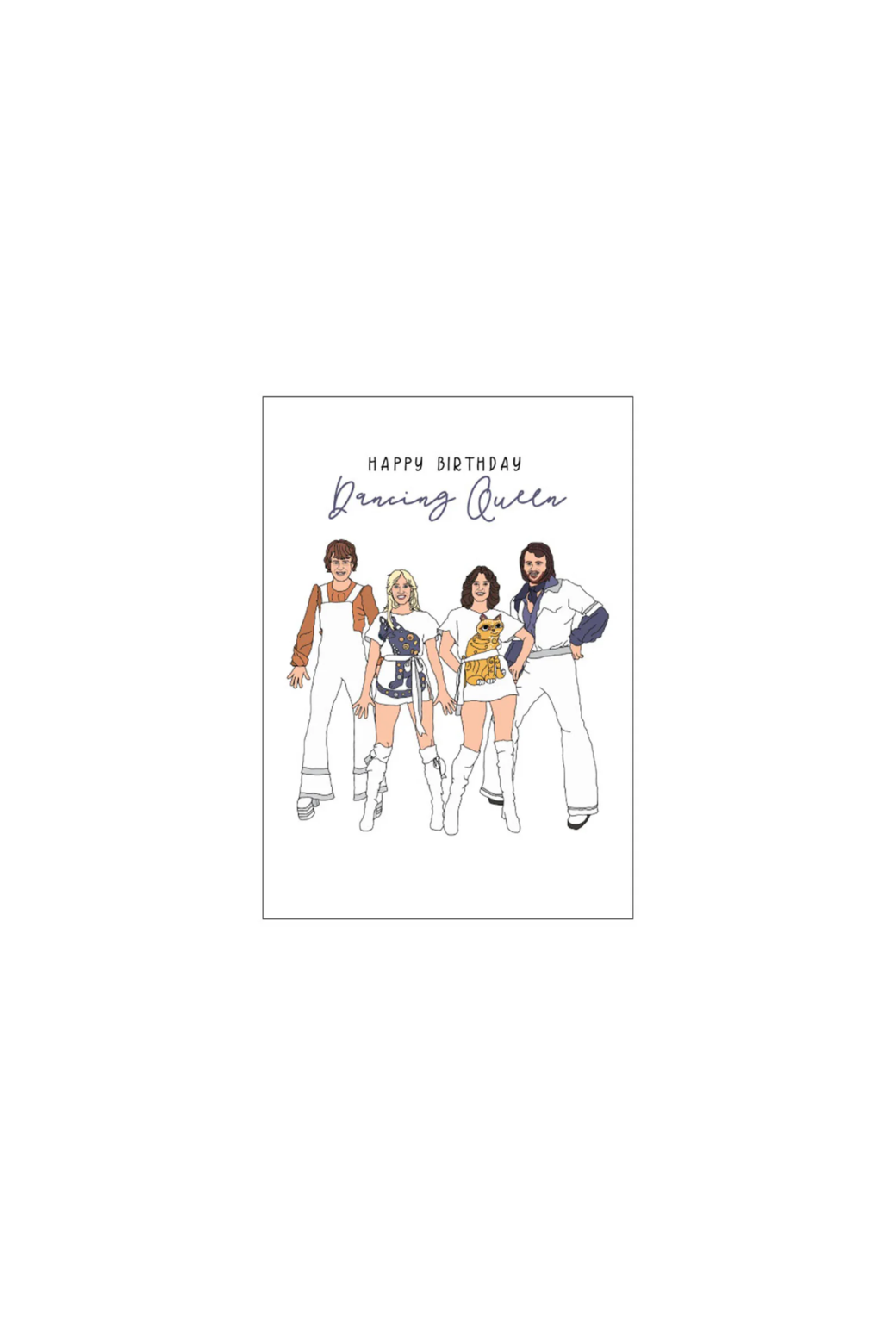Candle Bark Creations Abba Birthday Card