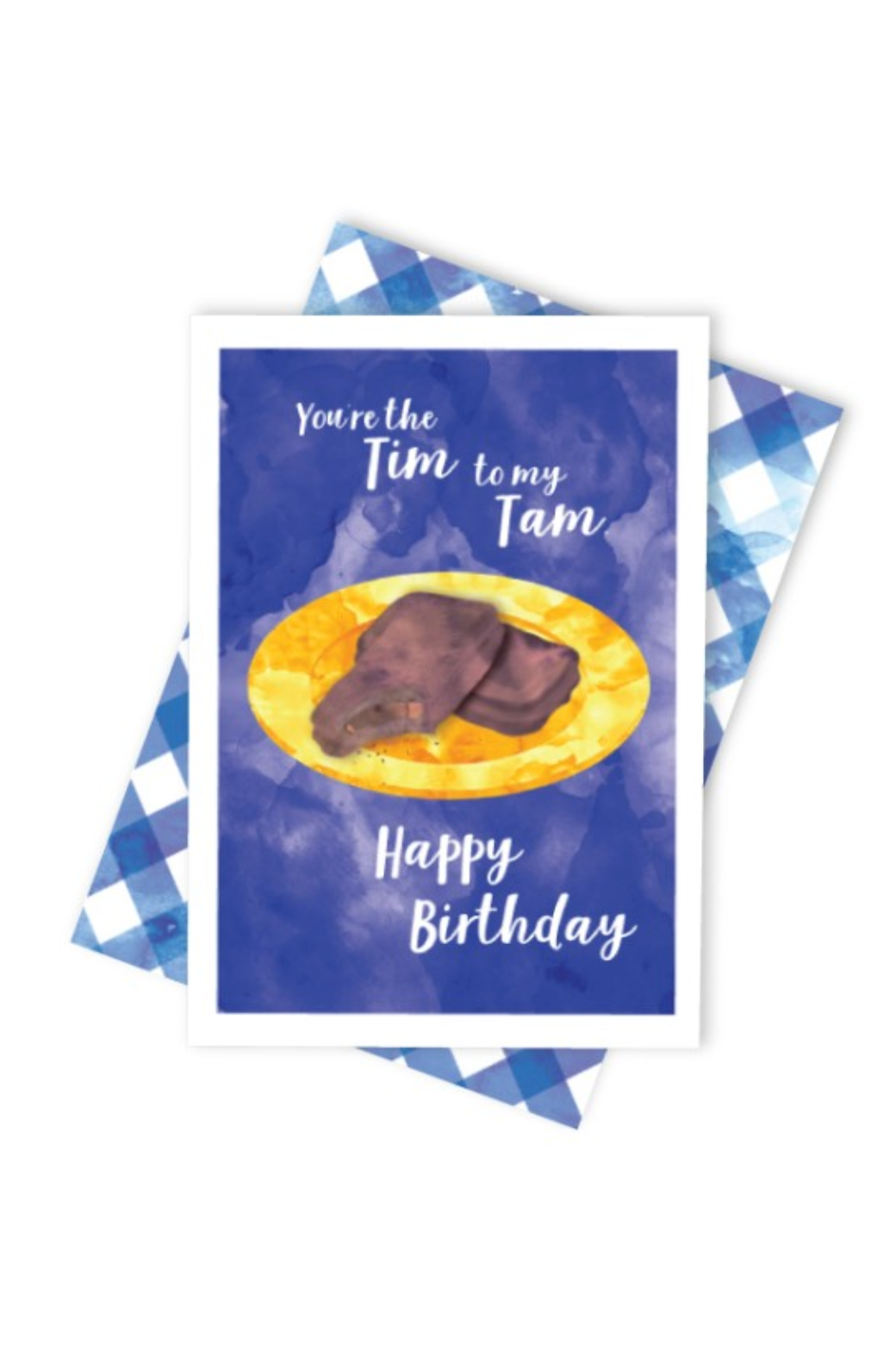 Candle Bark Choc Bikkie Birthday Card
