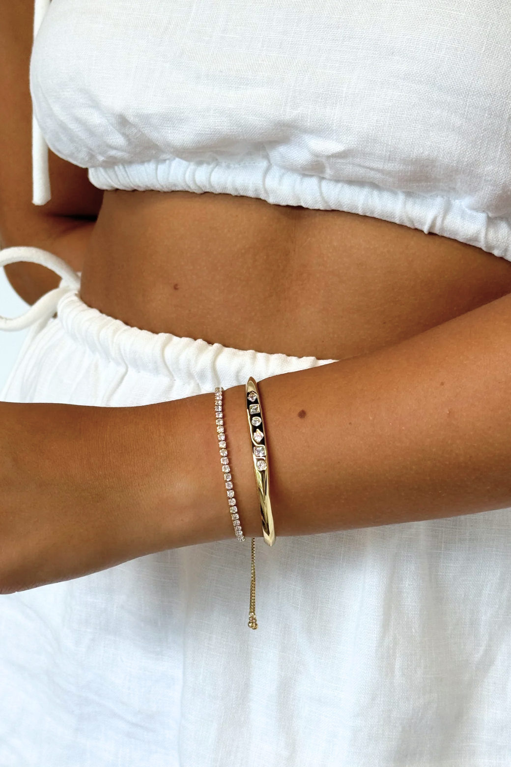 Zafino Tennis Bracelet Gold