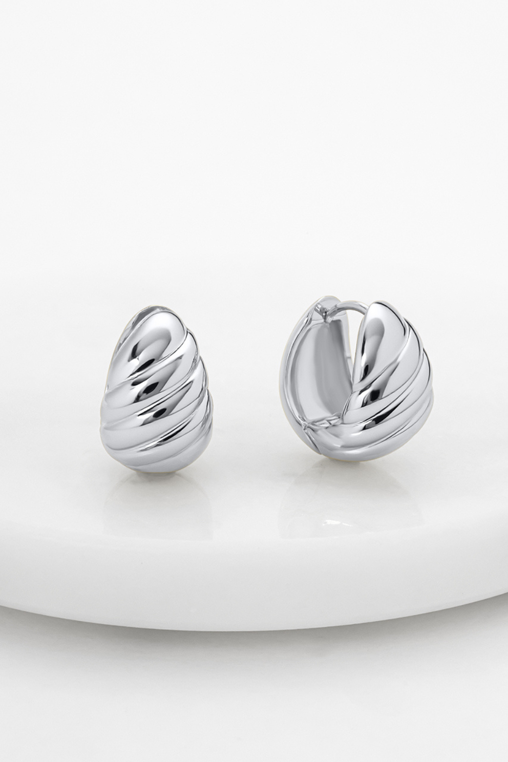 Zafino Bronte Hoop Earring Silver