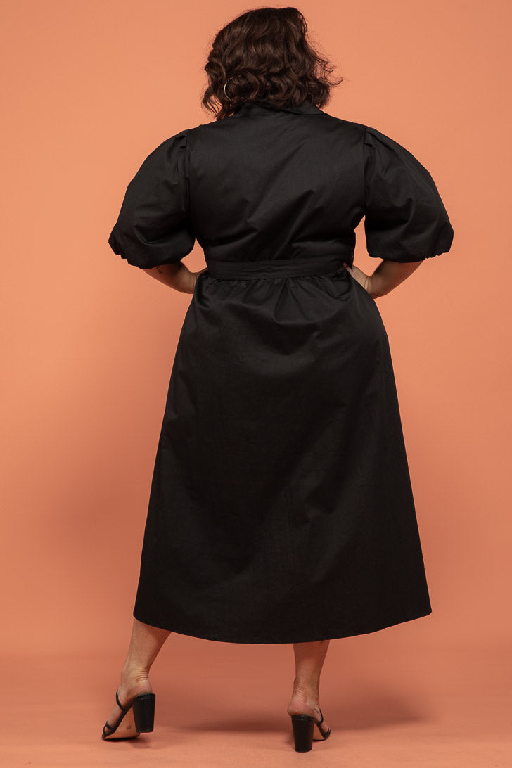 Final Sale | Shannon Midi Dress Black