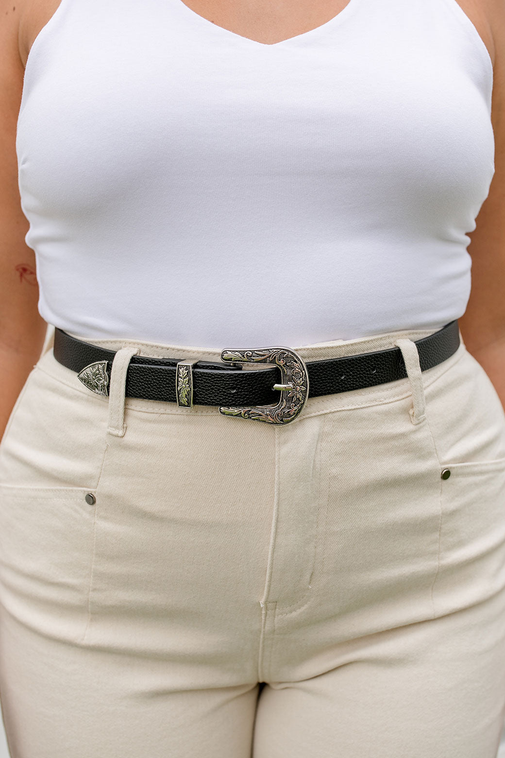 Olivia Western Belt Black