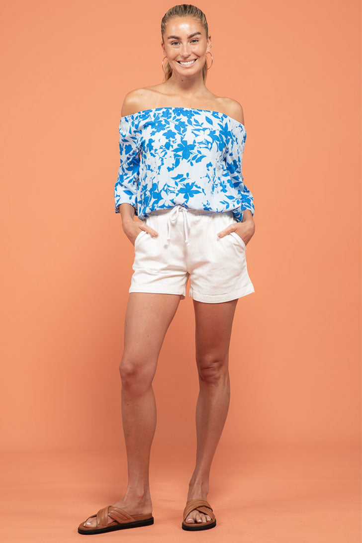 FINAL SALE Cassidy Shorts White