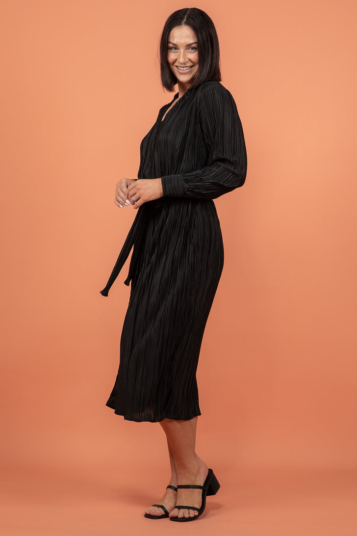 FINAL SALE Lucy Midi Dress Black