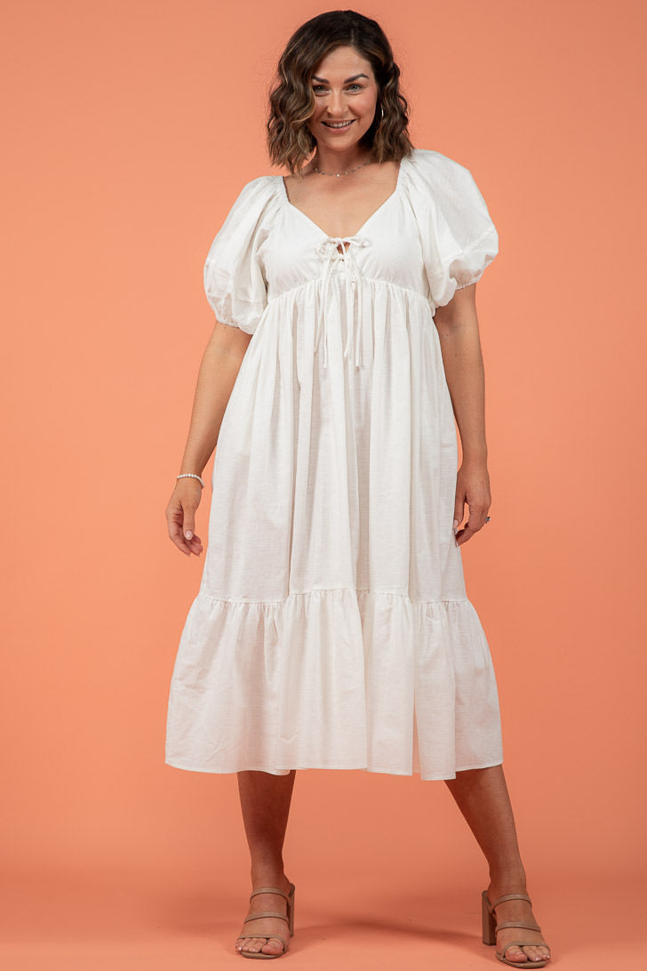 Lulu Midi Dress White