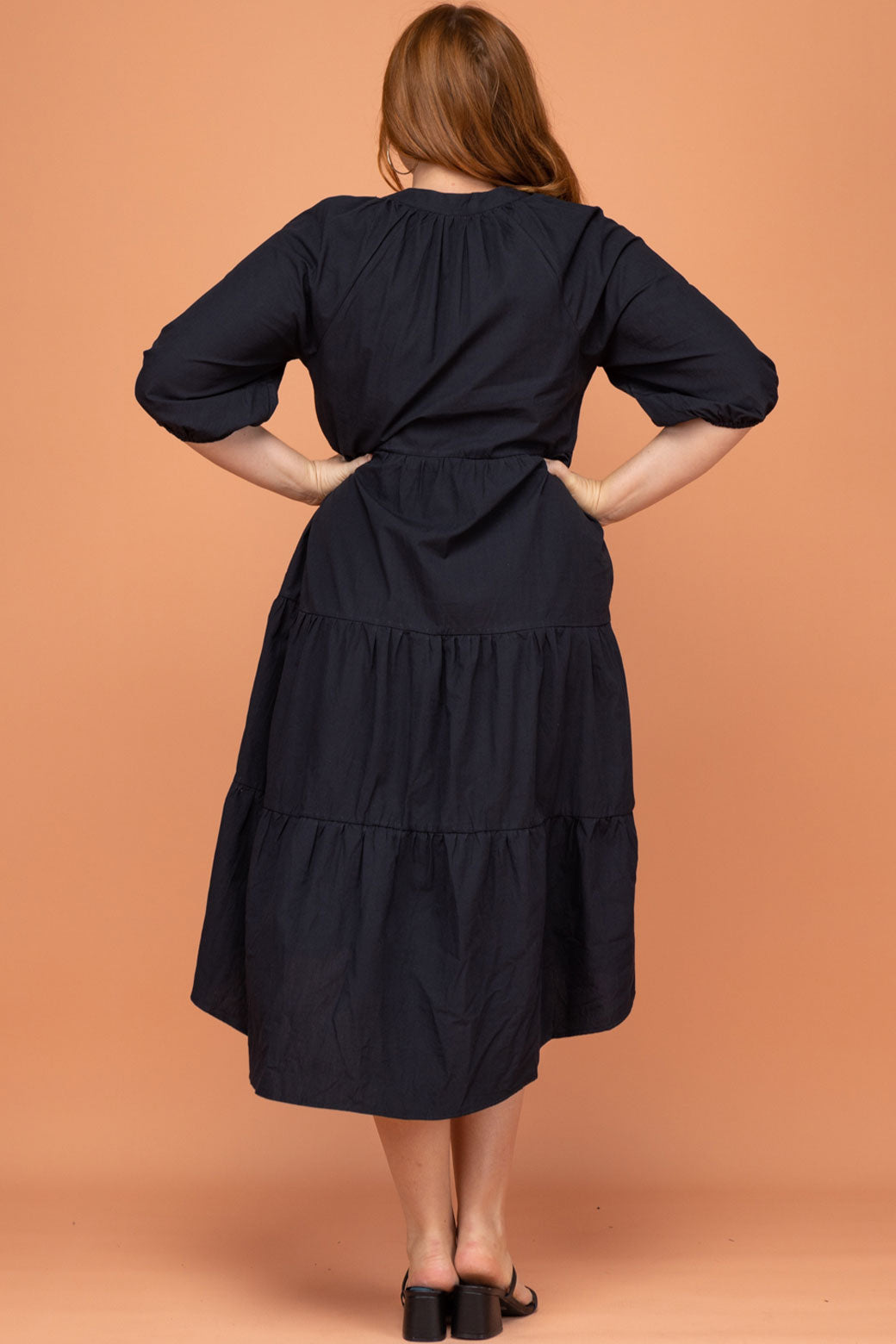 Final Sale | Noah Hi Low Dress Black