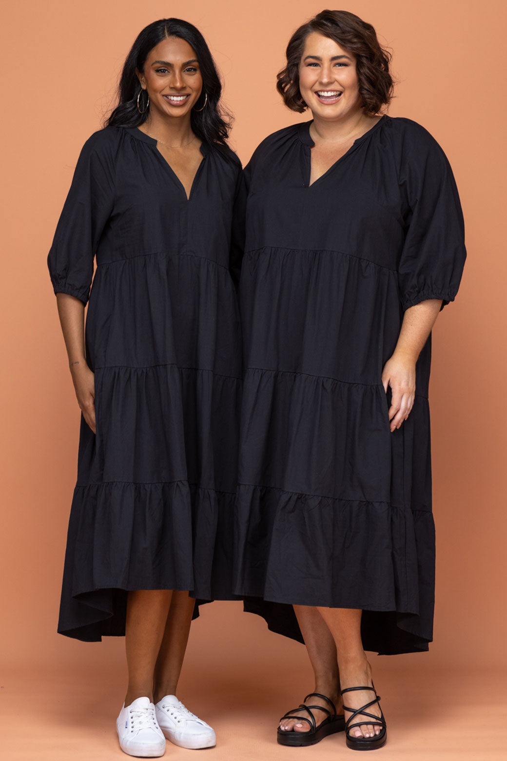 Final Sale | Noah Hi Low Dress Black