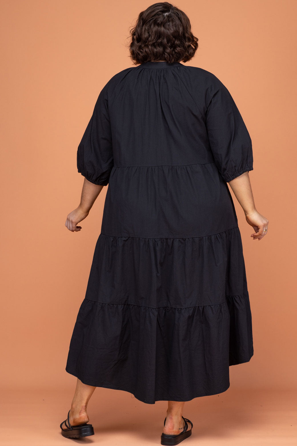 Final Sale | Noah Hi Low Dress Black
