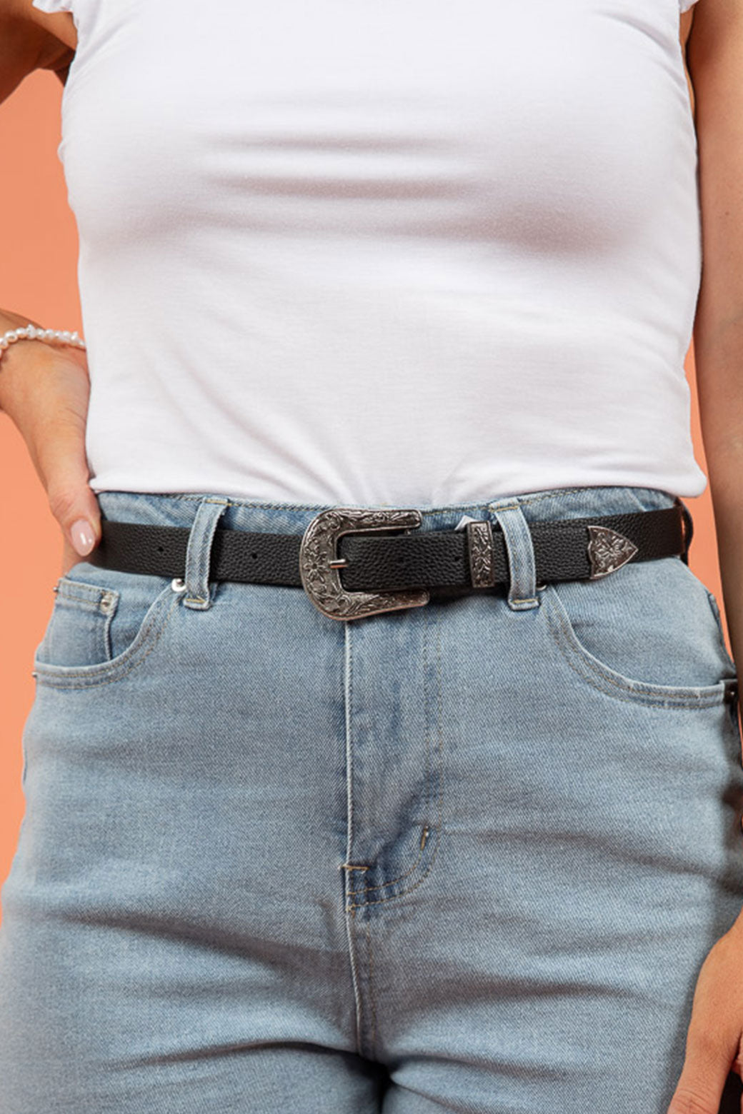 Olivia Western Belt Black