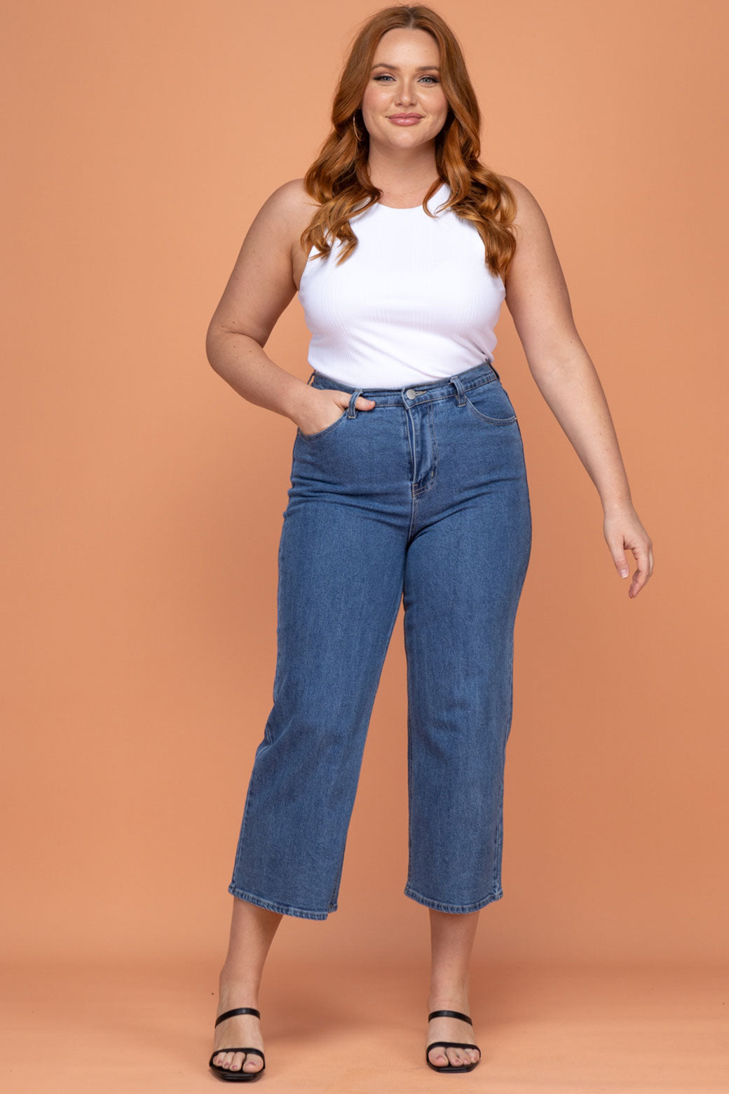 Jean large cropped sale