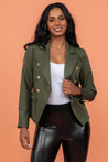 Sass Lacey Fitted Blazer KhakiSass Lacey Fitted Blazer Khaki