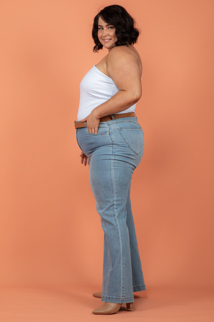 FINAL SALE | Sass Anna One Sleeve Top White