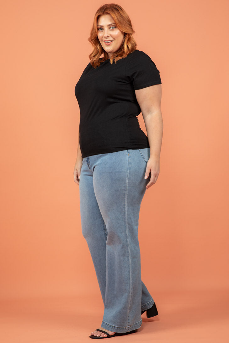 SEESEE BASIC TEE BlACK/ORANGE トップス 25ss seesee NEW BASIC SS